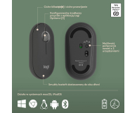 LOGITECH Zestaw klawiatura i mysz Pebble Combo for Mac Tonal Graphite 920-012244 Grafitowy - 1172745 - zdjęcie 13